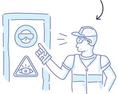 Inform employees about chemical risks and PPE